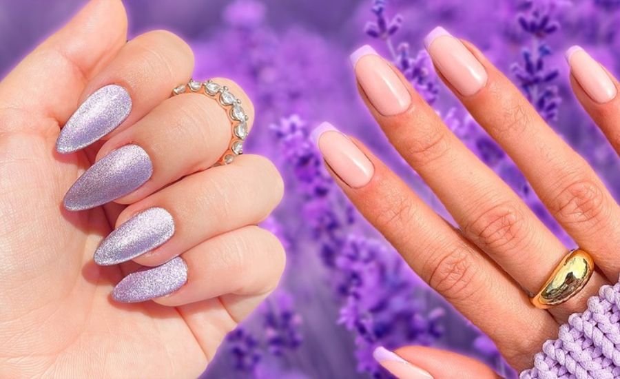 Lavender Nails