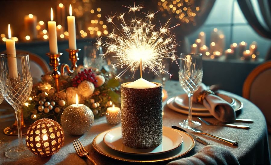 Sparkspitter Candle